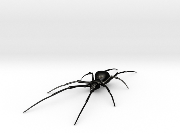 Spider in Matte Black Steel