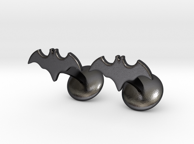  Batman Dead End Cufflinks in Polished and Bronzed Black Steel