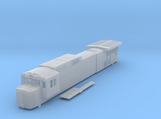Conrail N Scale C39-8 in Smooth Fine Detail Plastic