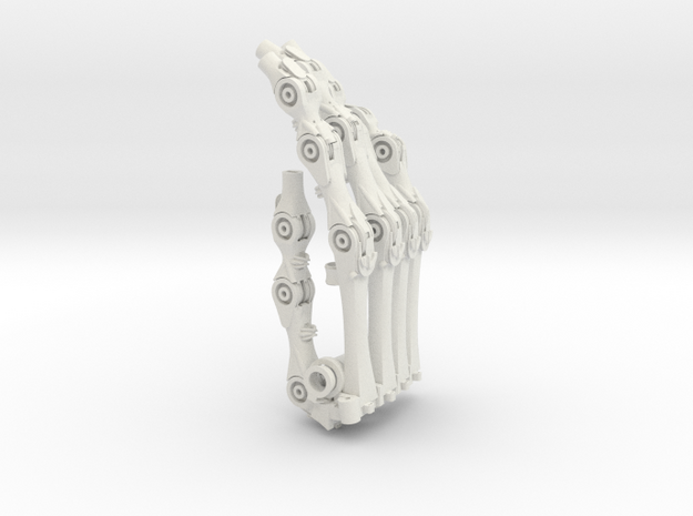 3DPrintHand 05 3D 07 Whole in White Natural Versatile Plastic