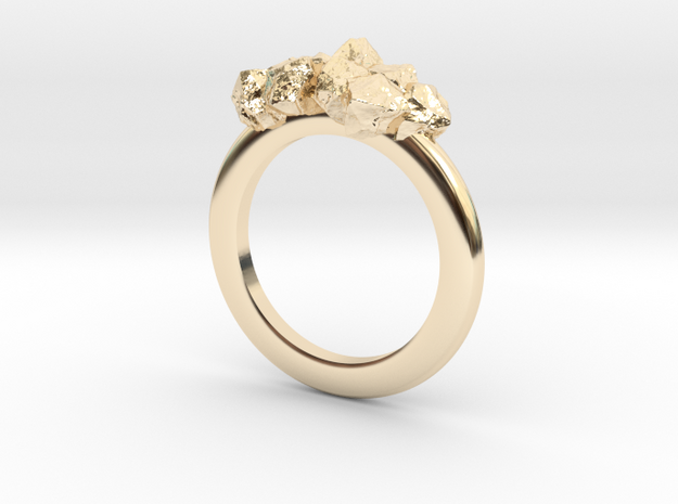 Rocks - size 7 US in 14K Yellow Gold