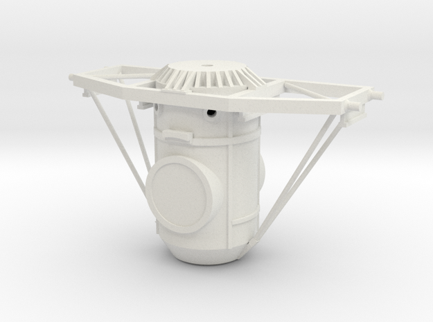 Orbital Docking System Main Body And Frame in White Natural Versatile Plastic