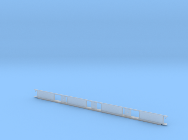 Monorail Straight Rail Gen 2 in Smooth Fine Detail Plastic: 1:32