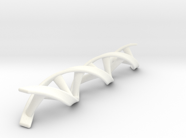 DNA double helix scaled up by 2 in White Processed Versatile Plastic