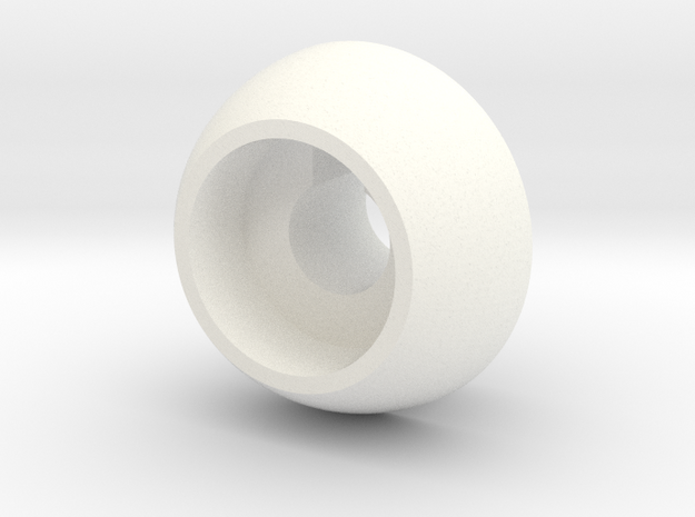 Fj Glovebox Button Surround in White Processed Versatile Plastic