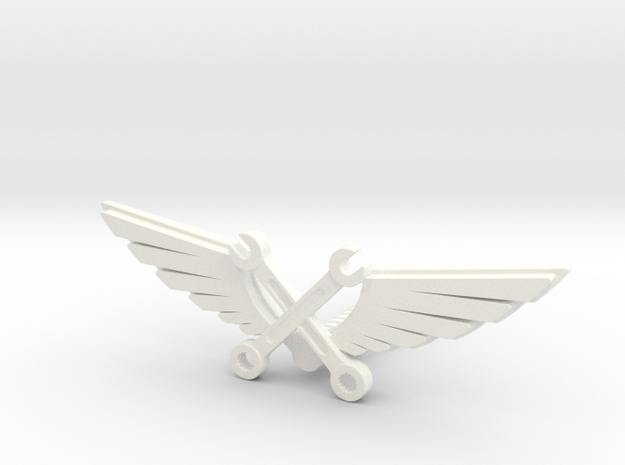 Wrenches & wings in White Processed Versatile Plastic