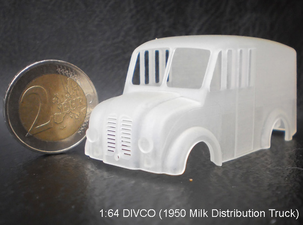 Divco Cab-V4 in Tan Fine Detail Plastic