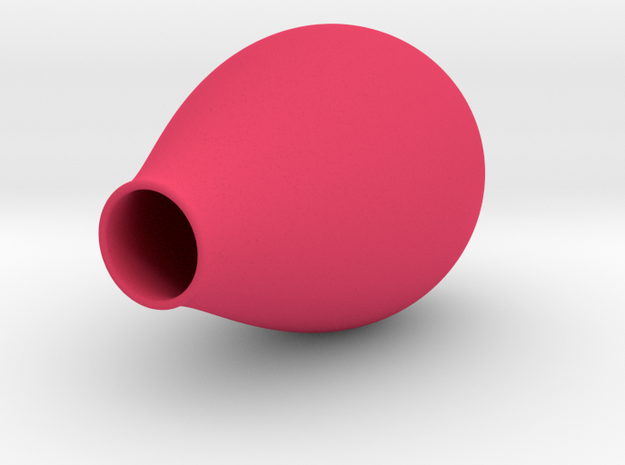Vase 5 H in Pink Processed Versatile Plastic