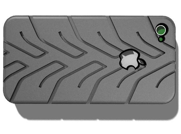 iPhone 4S A048 tread in Black Natural Versatile Plastic