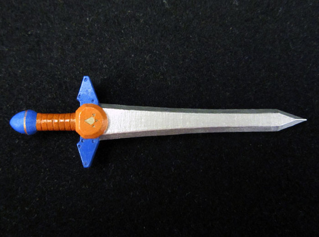 Mountain Sword in Smooth Fine Detail Plastic