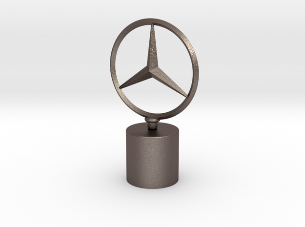 Benz Trophy 2 Parts in Polished Bronzed Silver Steel