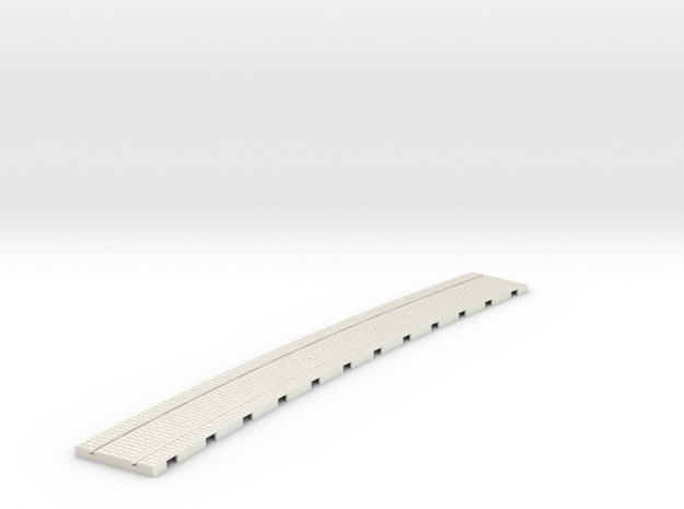 P-165stw-curved-1219r-tram-track-12d-75-w-1a in White Natural Versatile Plastic