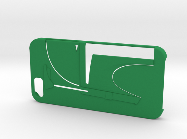Bounty Hunter Iphone 6 Case V2 in Green Processed Versatile Plastic
