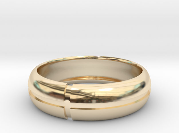 WB-v7 in 14K Yellow Gold