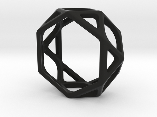 Structural Ring size 5,5 in Black Natural Versatile Plastic