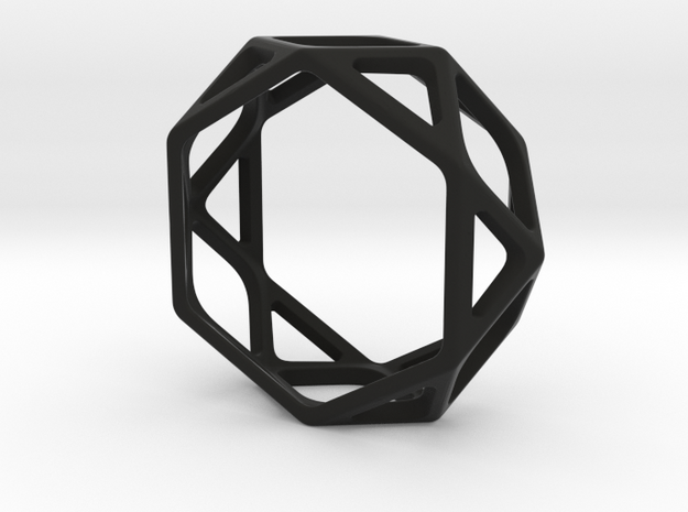 Structural Ring size 9,5 in Black Natural Versatile Plastic