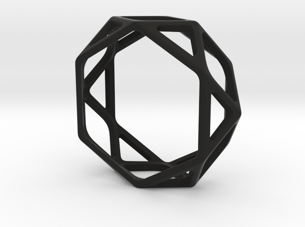 Structural Ring size 11,5 in Black Natural Versatile Plastic