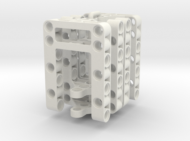 4 Piece Set Difframe 5x7x1+3 in White Natural Versatile Plastic