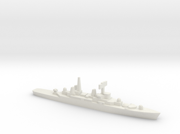 HMS Bristol, 1/2400 in White Natural Versatile Plastic