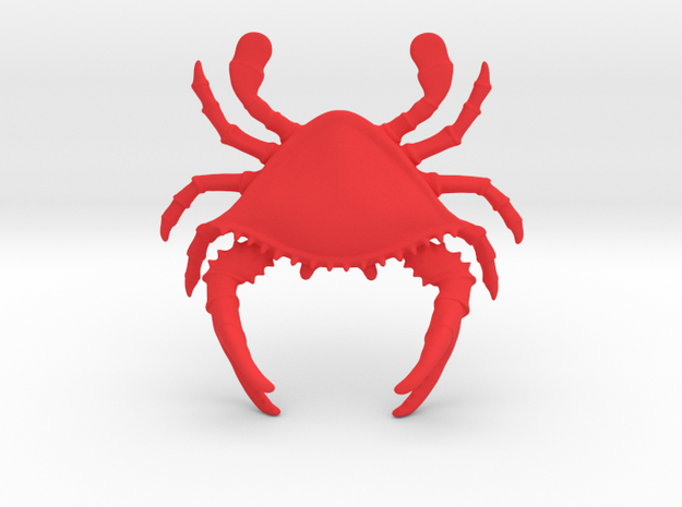 Crab Pen Holder in Red Processed Versatile Plastic