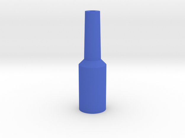 Tuba Mouthpiece Resistance Tool  in Blue Processed Versatile Plastic
