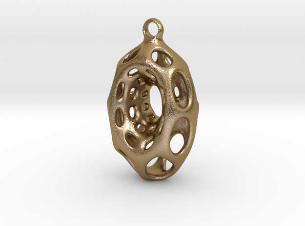 LissiPendant in Polished Bronzed Silver Steel