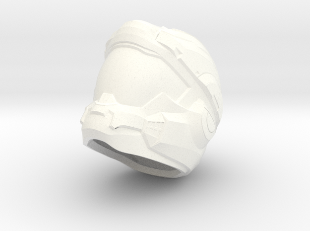 H5 Air Assault 1/6 scale helmet in White Processed Versatile Plastic