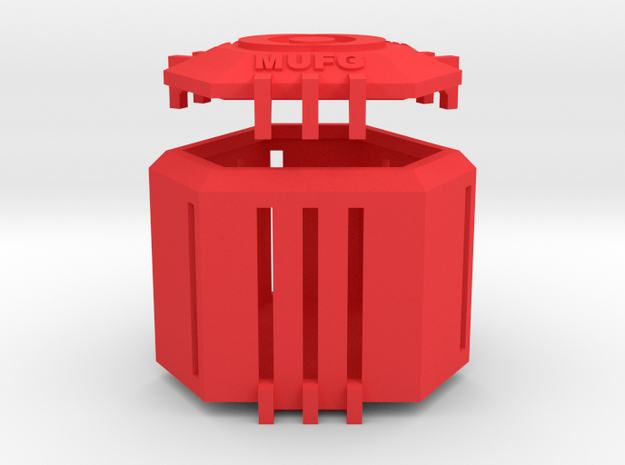 Ingress Capsule - MUFG (2.25 inches) in Red Processed Versatile Plastic