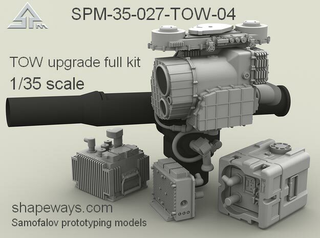 1/35 SPM-35-027-TOW-04 TOW upgrade full kit in Clear Ultra Fine Detail Plastic