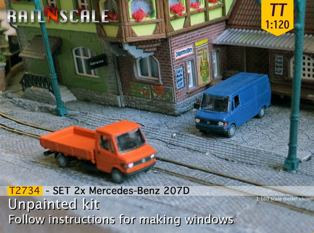 SET 2x Mercedes-Benz 207D (TT 1:120)