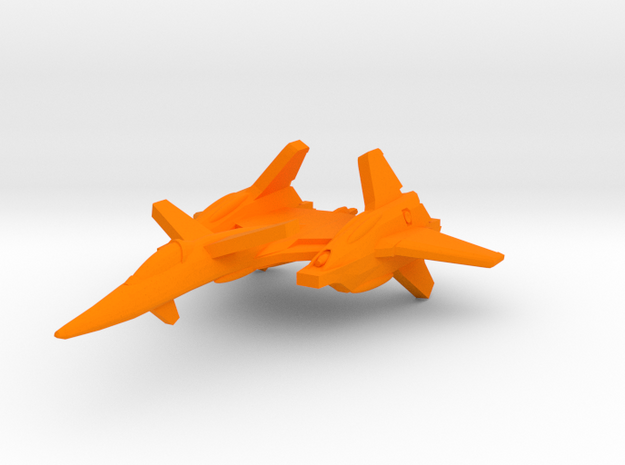 VF-4 Lightning III 1/350 Scale in Orange Processed Versatile Plastic