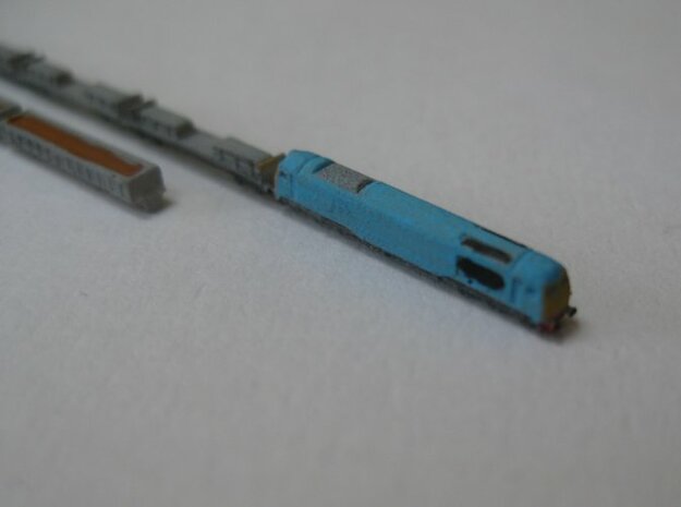 BR Class 60 with steel train (1:1250) in Tan Fine Detail Plastic