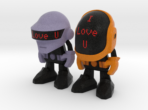 Daft Punk "I Love U" - 50mm in Full Color Sandstone