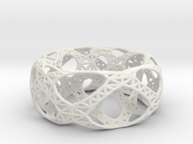 Frohr Design Bracelet Bridge in White Natural Versatile Plastic