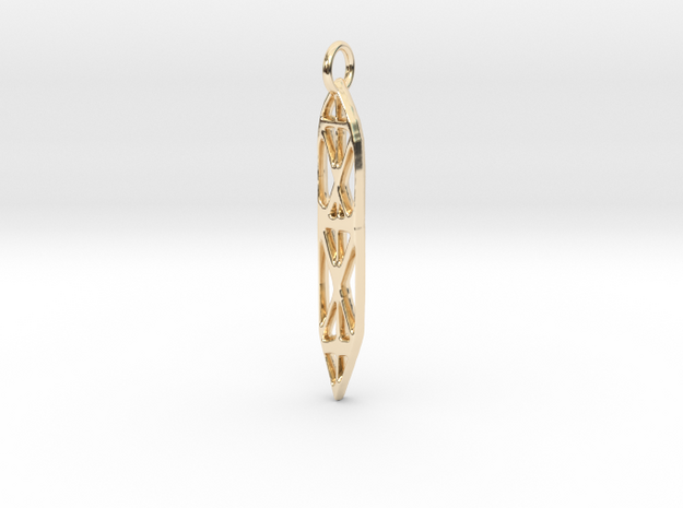 Abstract Sefirot in 14K Yellow Gold