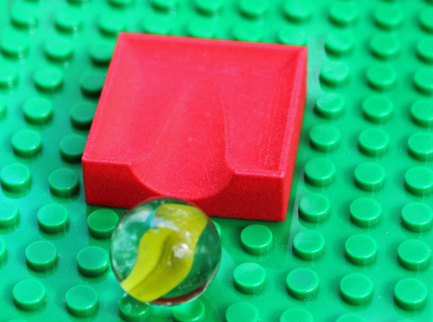 D1 Start Basin in Red Processed Versatile Plastic