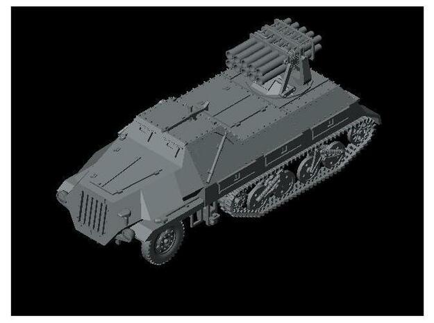 1/120 sd.kfz.4/1 15cm Panzerwerfer 42 in Smooth Fine Detail Plastic
