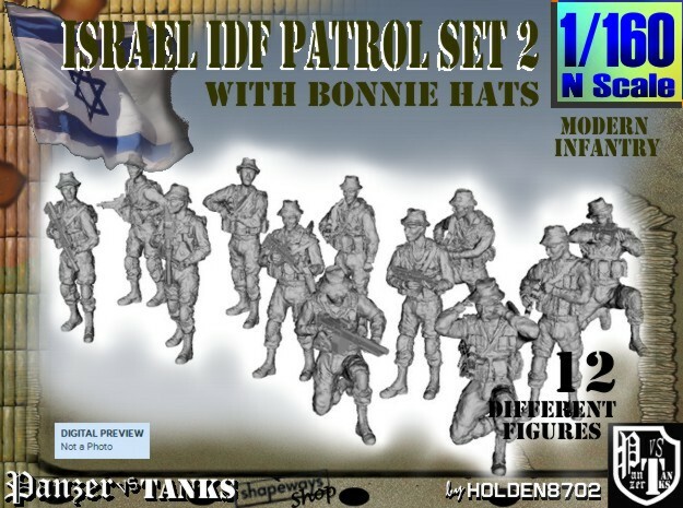 1-160 IDF BONNIE PATROL SET 2 in Tan Fine Detail Plastic