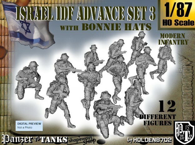 1-87 IDF BONNIE ADVANCE SET 3 in Tan Fine Detail Plastic