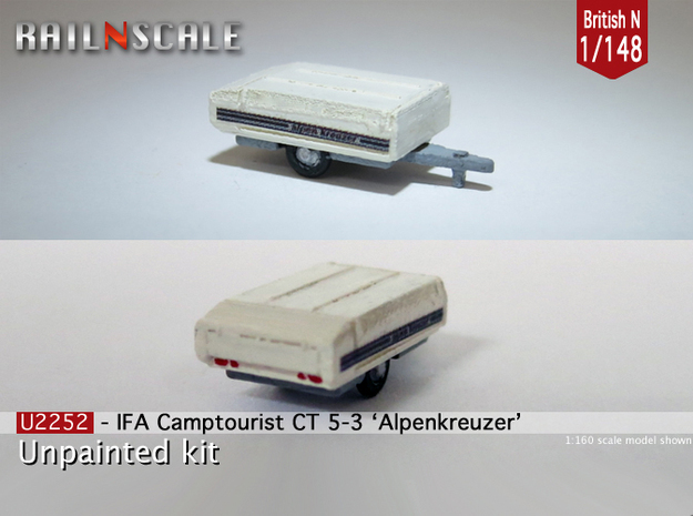 IFA Camptourist 'Alpenkreuzer' (British N 1:148) in Smooth Fine Detail Plastic