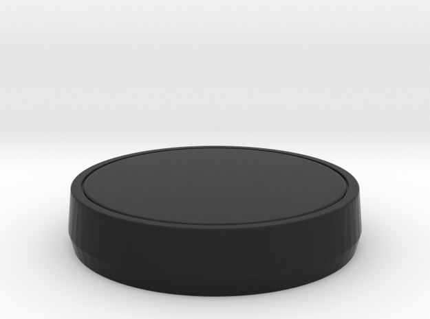 Single Part Base - Suitable for custom Amiibo in Black Natural Versatile Plastic