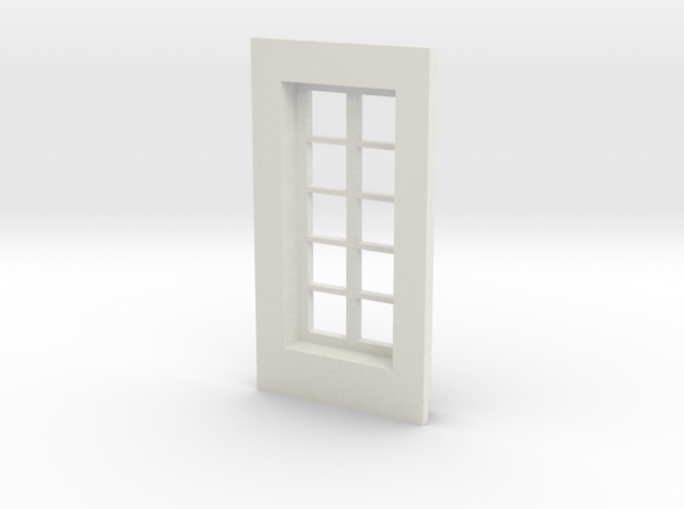 Window type 1 in White Natural Versatile Plastic