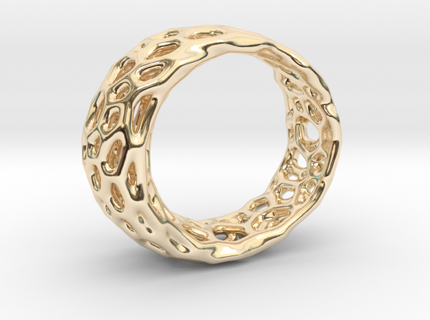 Frohr Design Radiolaria Ring in 14K Yellow Gold