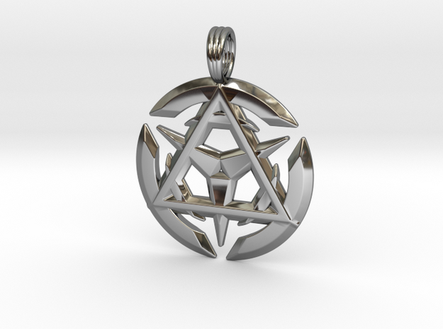 TRINITY ILLUSION in Fine Detail Polished Silver