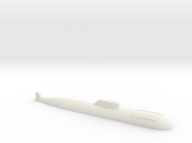 Charlie I class SSN, 1/2400 in White Natural Versatile Plastic