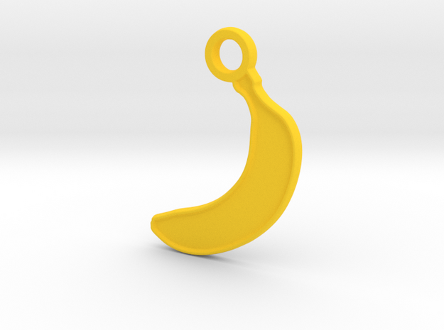 Banana in Yellow Processed Versatile Plastic