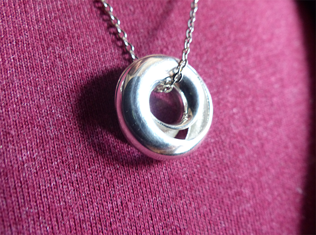 Infinituition in Fine Detail Polished Silver