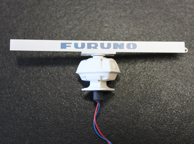 Furuno Radar in Clear Ultra Fine Detail Plastic: 1:25
