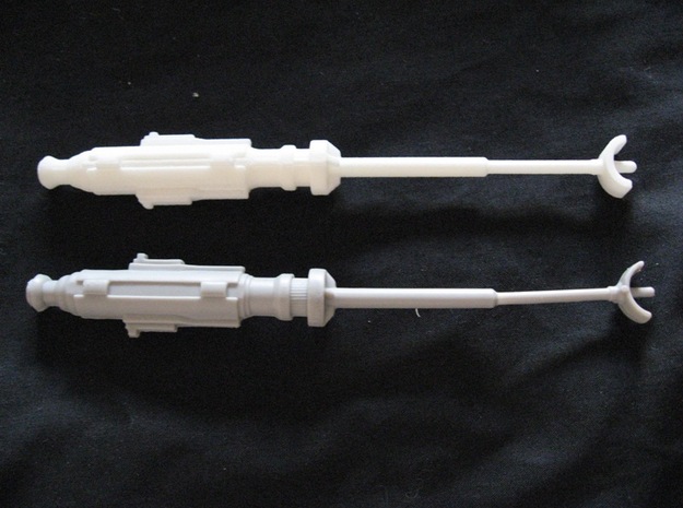 Star Wars POTF X-Wing Laser Cannon in White Natural Versatile Plastic