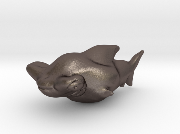Sharky in Polished Bronzed Silver Steel